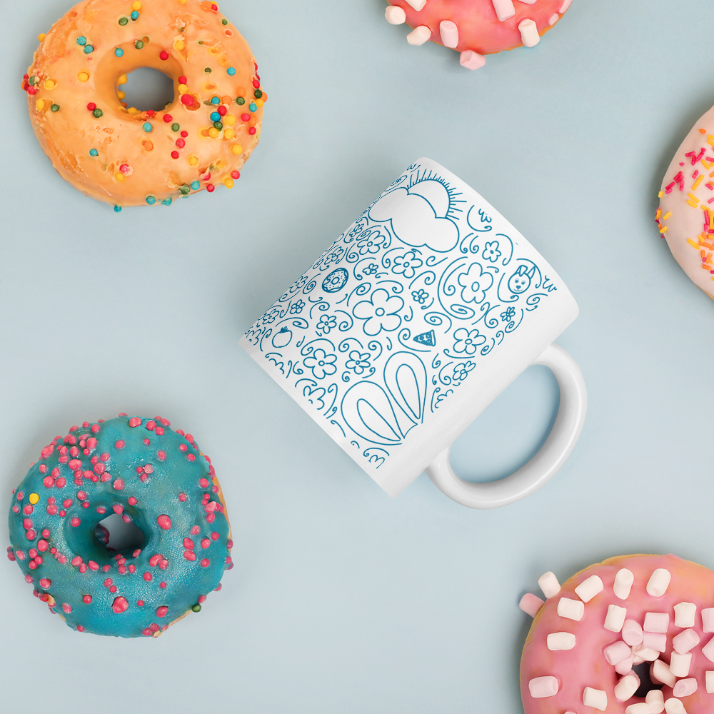 Find Your Happy Coffee/Tea Ceramic Mug | Sizes 11 oz | 15 oz | 20 oz