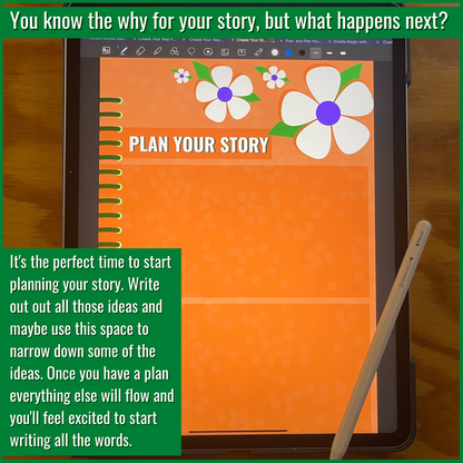Printable Digital Workbook | Book Planning and Plotting Notebook | Write Your Book Planner | Instant Download